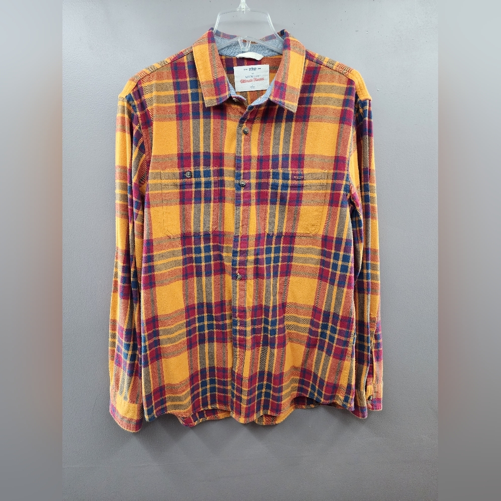 Urban Pipeline Awesomely Soft Long Sleeve Flannel T-Shirt - Size L